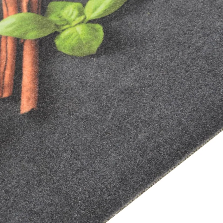 Tapis de cuisine lavable impression d'épices 60x180 cm velours - 3