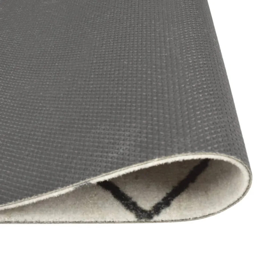 Tapis de cuisine lavable impression carrée 60x300 cm velours - 3