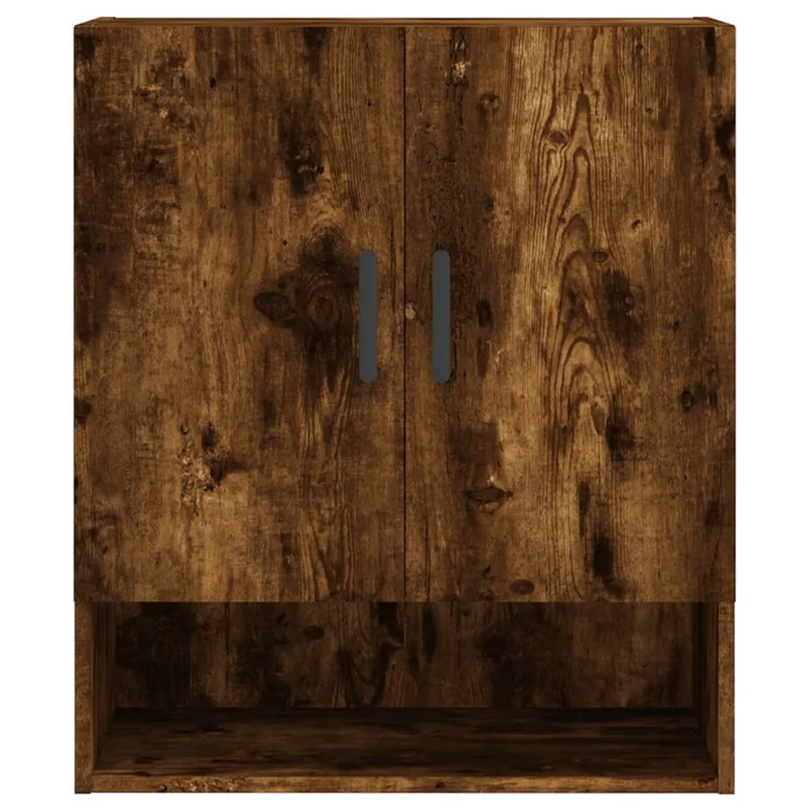 Armoire murale chêne fumé 60x31x70 cm bois d'ingénierie - 5
