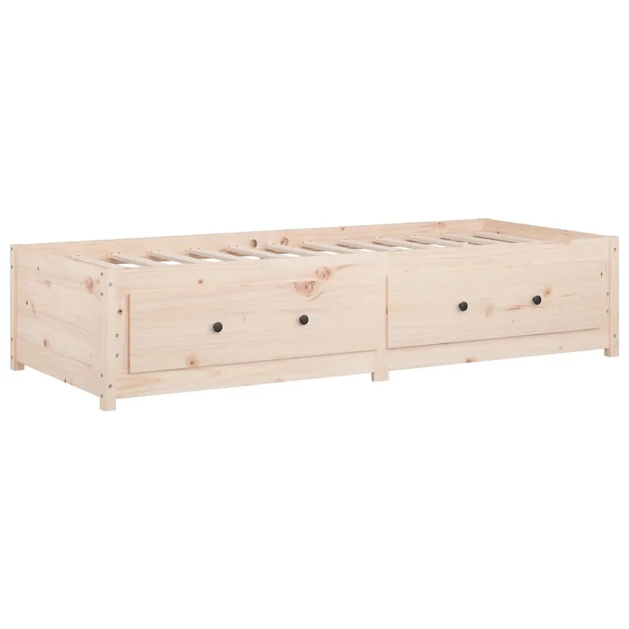 Lit de jour sans matelas 90x200 cm bois de pin massif - 7