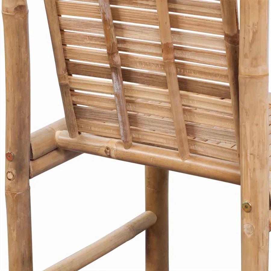 Tabourets de bar lot de 2 bambou - 10