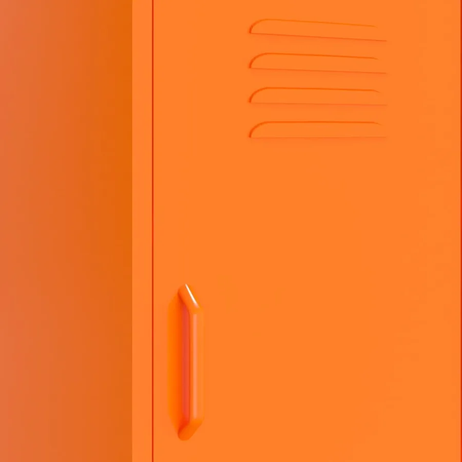 Armoire de rangement Orange 42,5x35x101,5 cm Acier - 7