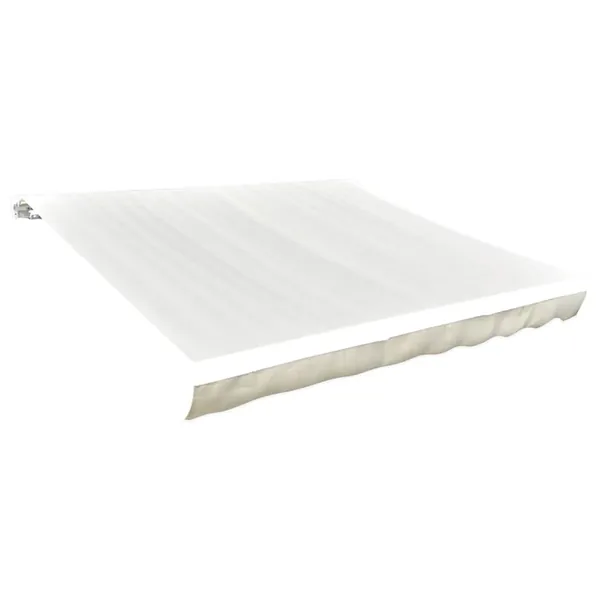 Tissu de remplacement pour auvent couleur crème 5x3 m polyester