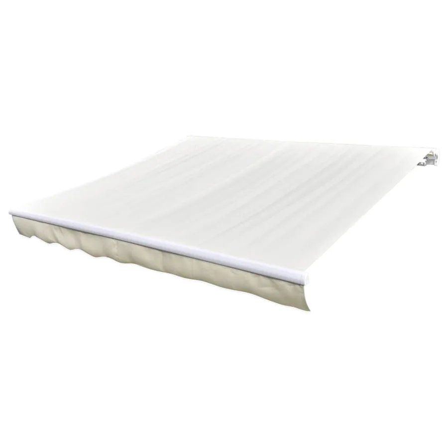 Tissu de remplacement pour auvent couleur crème 5x3 m polyester - 2