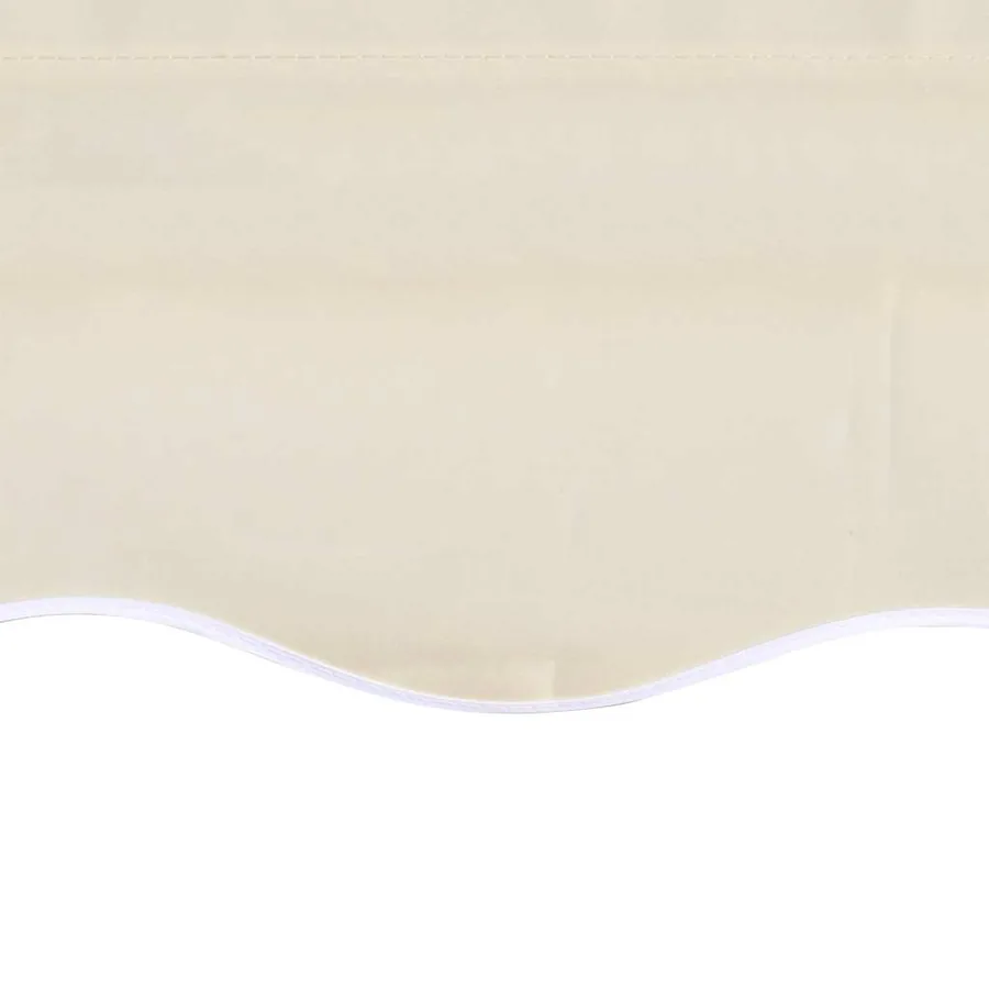 Tissu de remplacement pour auvent couleur crème 5x3 m polyester - 4