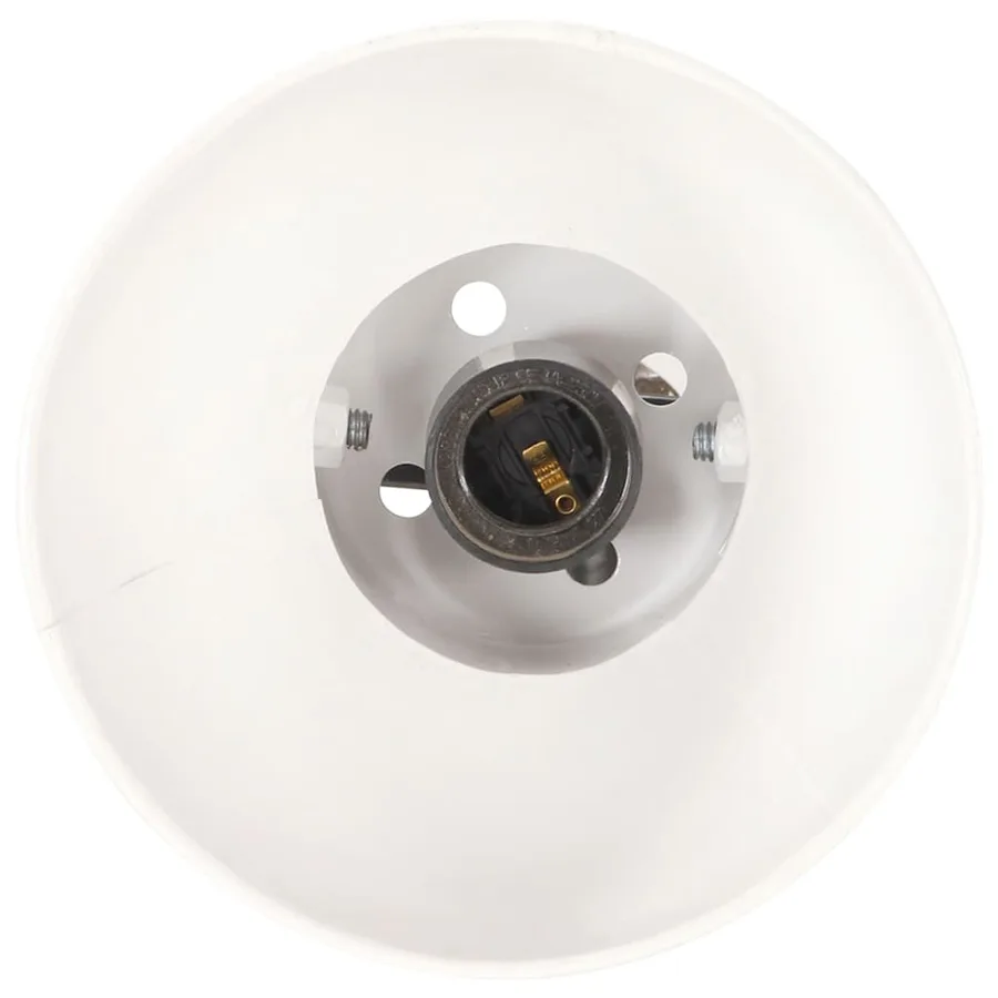Lampadaire avec 2 abat-jour Blanc E27 Fonte - 7