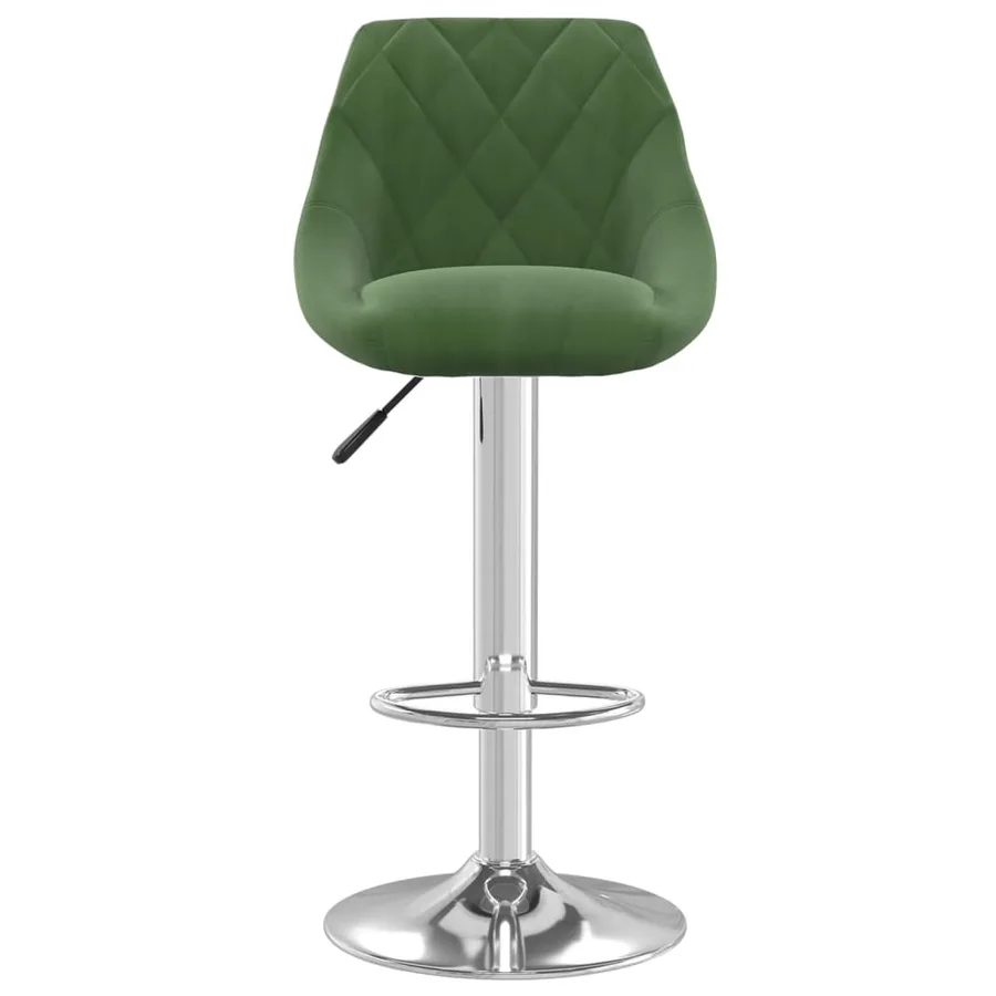 Tabouret de bar Vert foncé Velours - 3