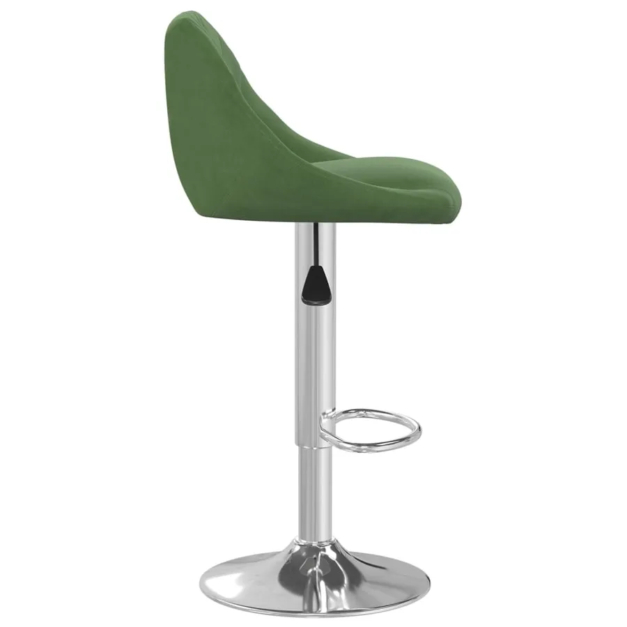 Tabouret de bar Vert foncé Velours - 4