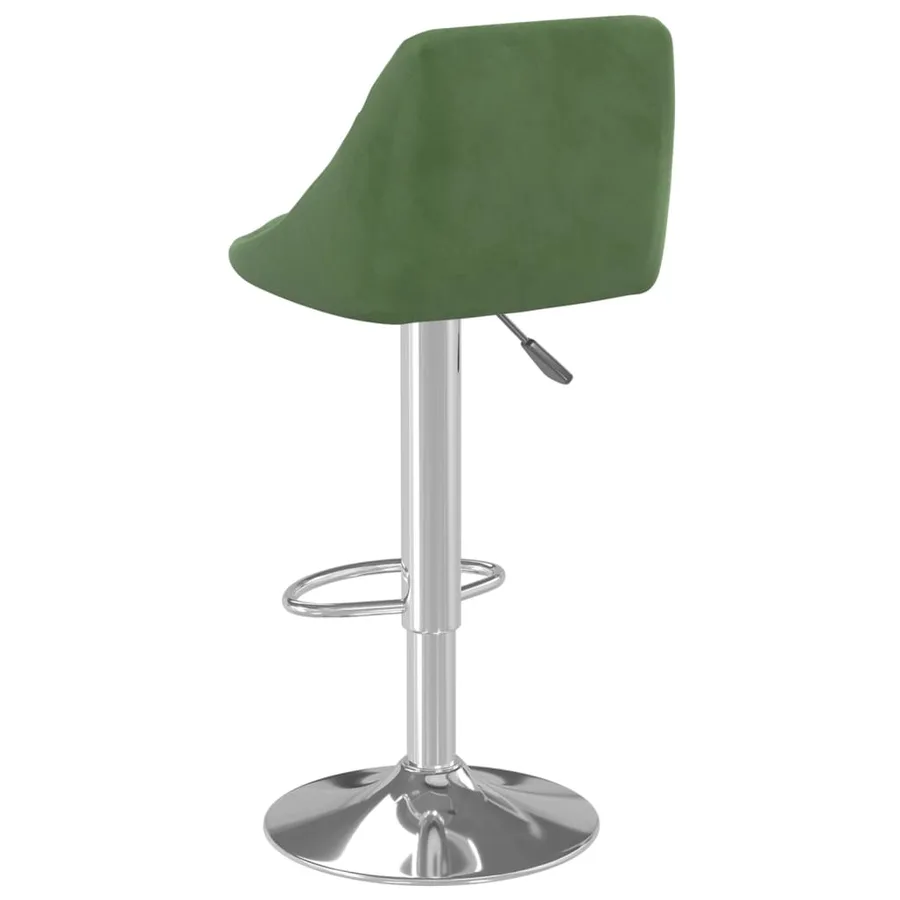 Tabouret de bar Vert foncé Velours - 5