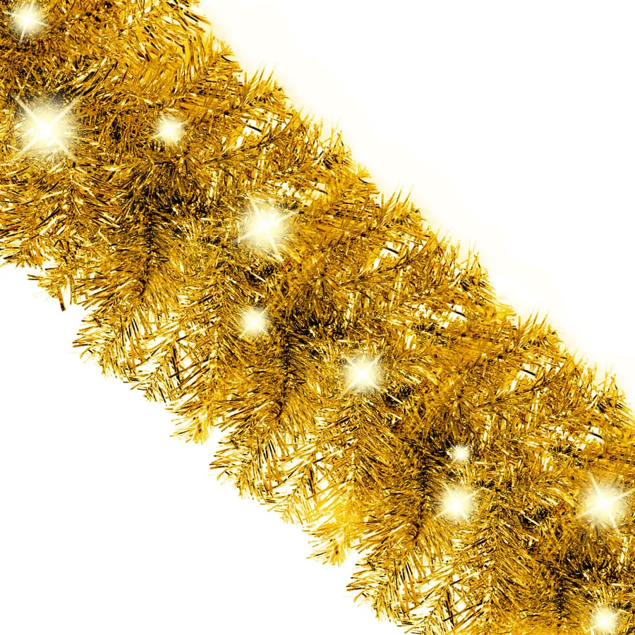 Guirlande de Noël avec lumières LED 5 m Doré - 5