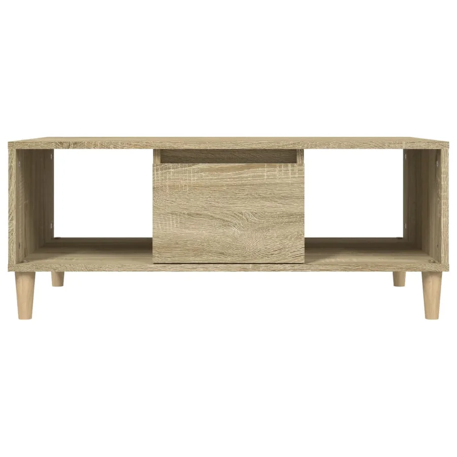 Table basse Chêne sonoma 90x50x36,5 cm Bois d'ingénierie - 7