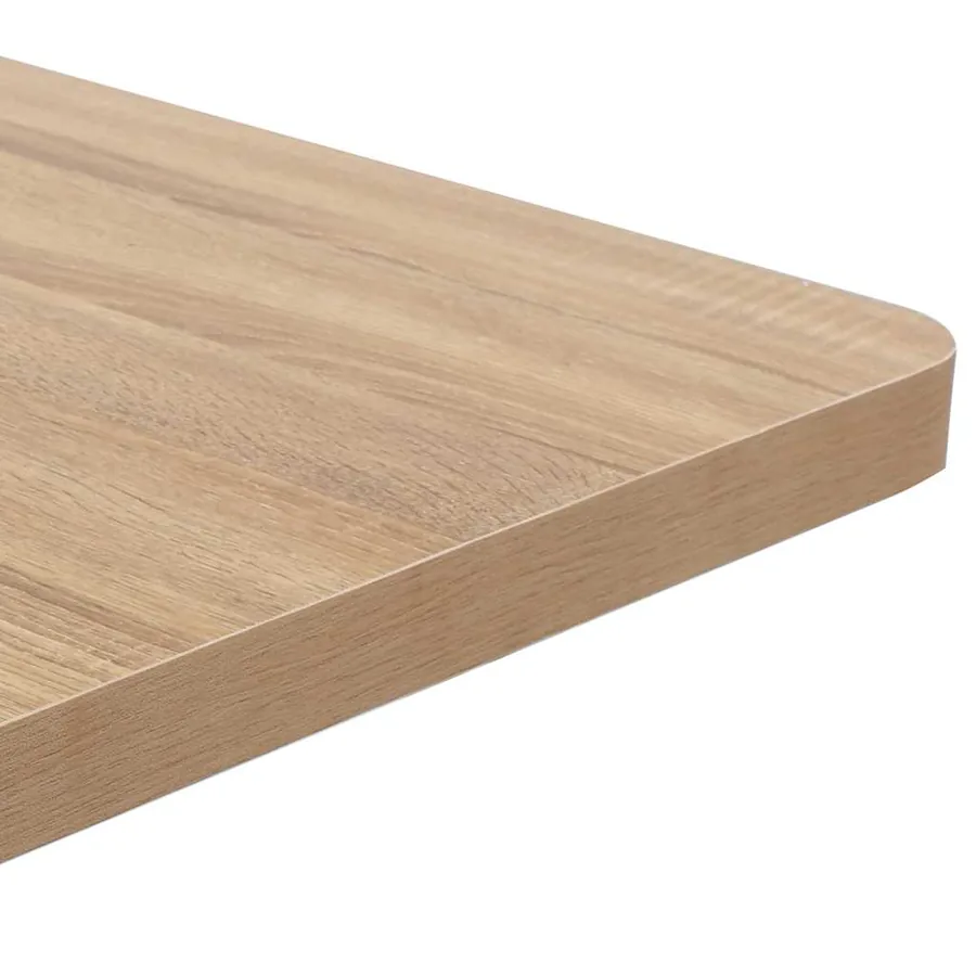 Table de bistro marron clair 50x50 cm MDF - 3