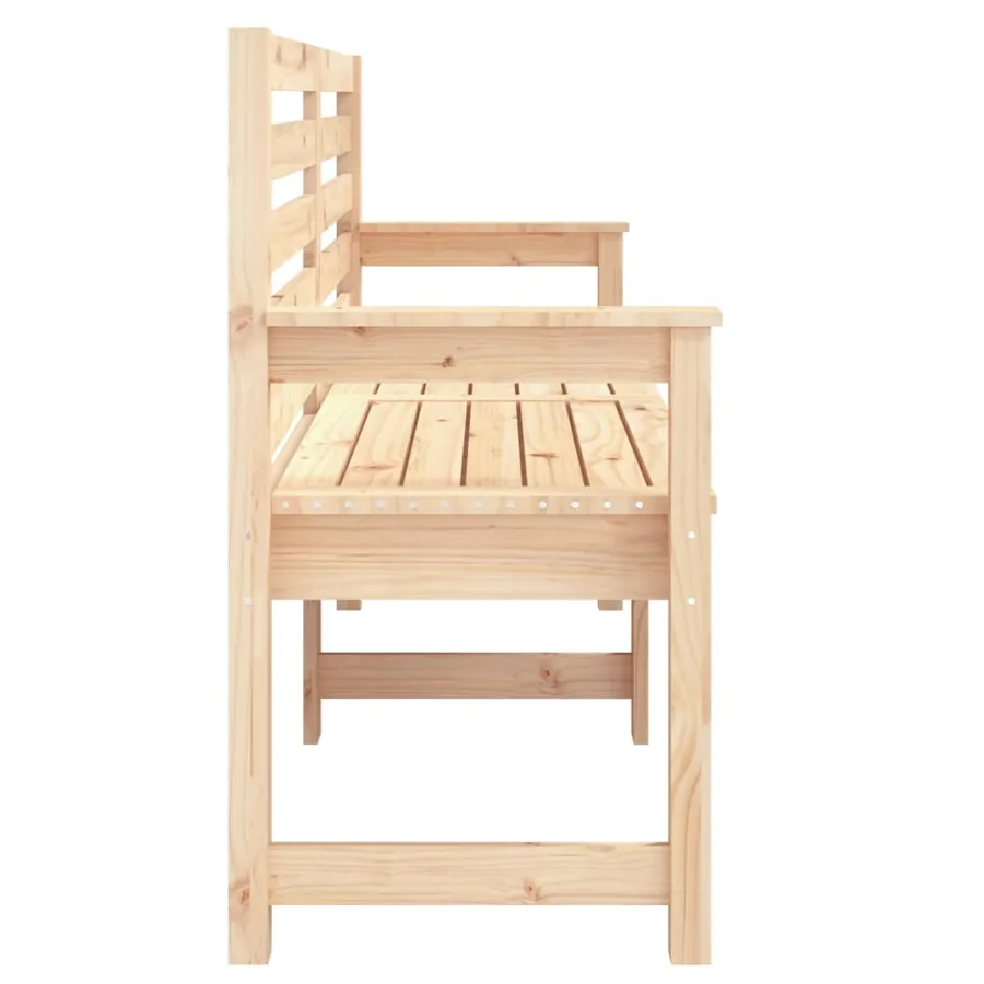 Banc de jardin 159,5x48x91,5 cm bois massif de pin - 5