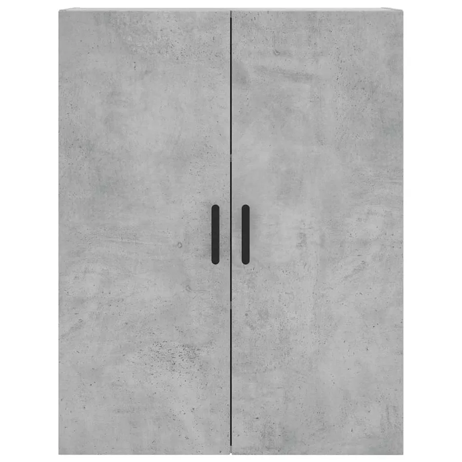 Buffet haut Gris béton 69,5x34x180 cm Bois d'ingénierie - 6