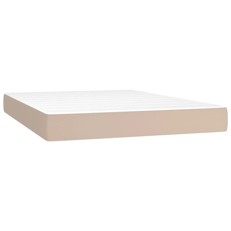 Matelas de lit à ressorts ensachés fermeté moyenne Cappuccino 140x200x20 cm - 2