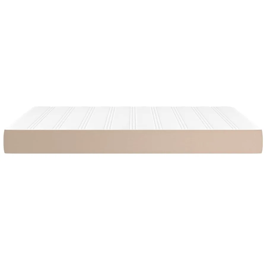 Matelas de lit à ressorts ensachés fermeté moyenne Cappuccino 140x200x20 cm - 4