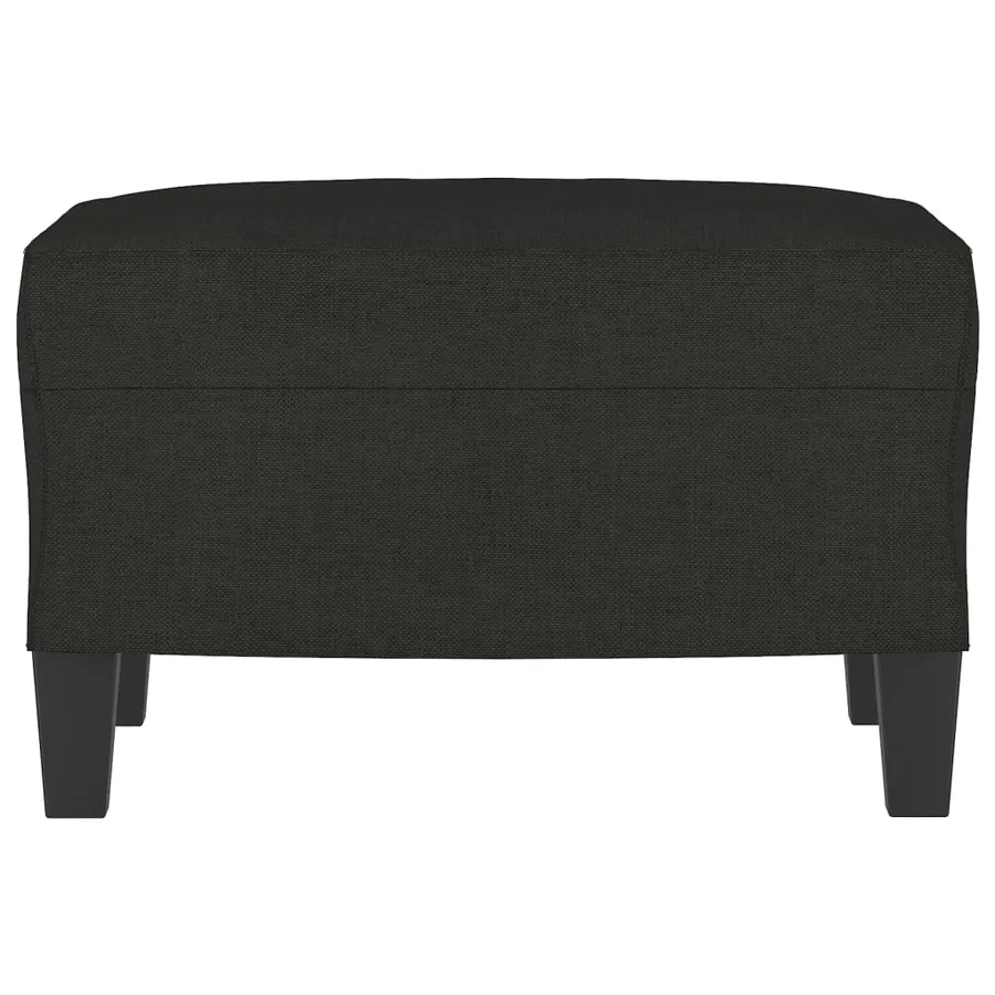 Repose-pied Noir 60x50x41 cm Tissu - 3