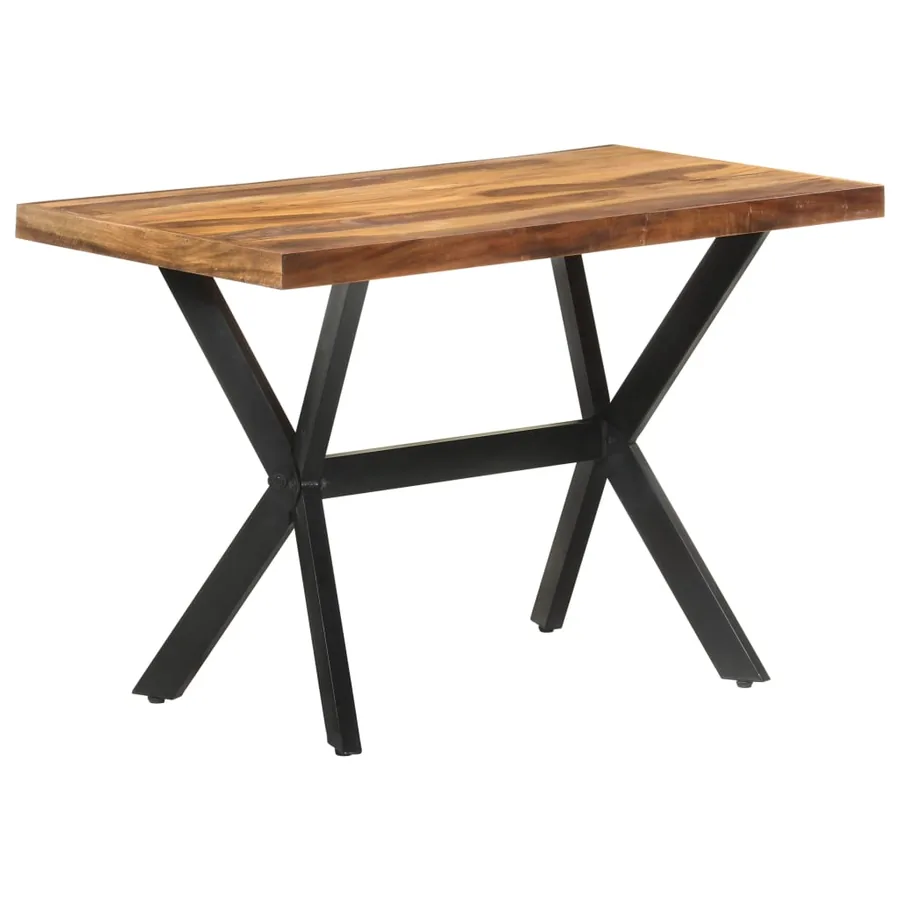Table de salle à manger 120x60x75 cm Bois avec finition miel - 10