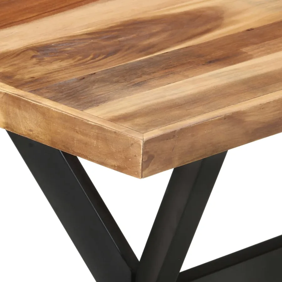 Table de salle à manger 120x60x75 cm Bois avec finition miel - 5