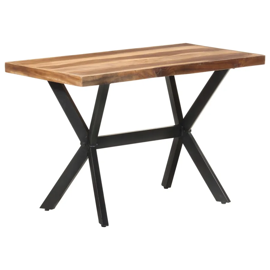 Table de salle à manger 120x60x75 cm Bois avec finition miel - 7