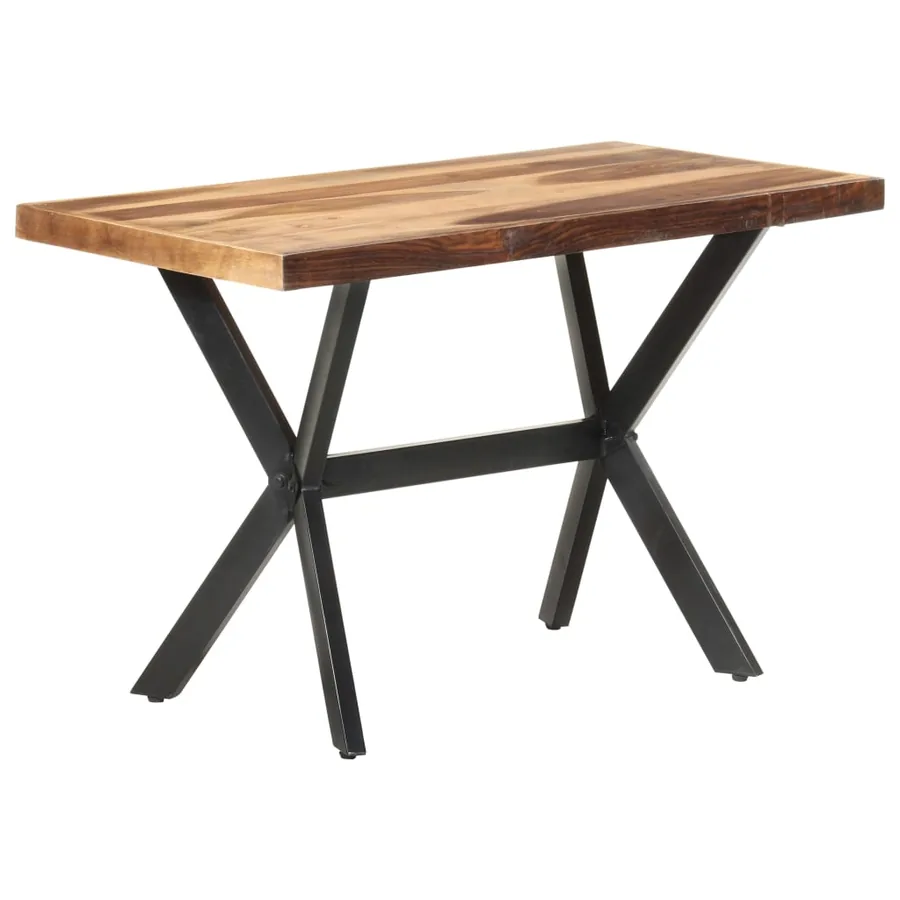 Table de salle à manger 120x60x75 cm Bois avec finition miel - 8