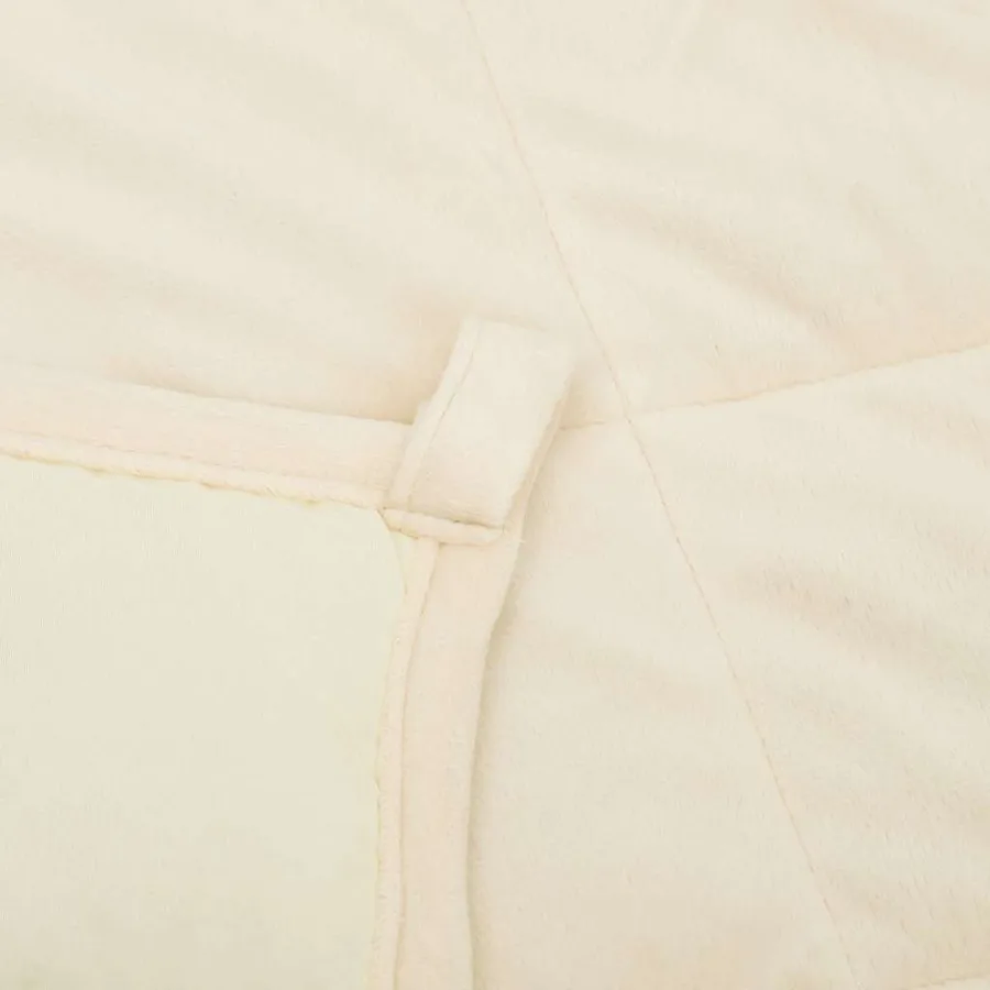 Couverture lestée Crème clair 220x240 cm 15 kg Tissu - 5