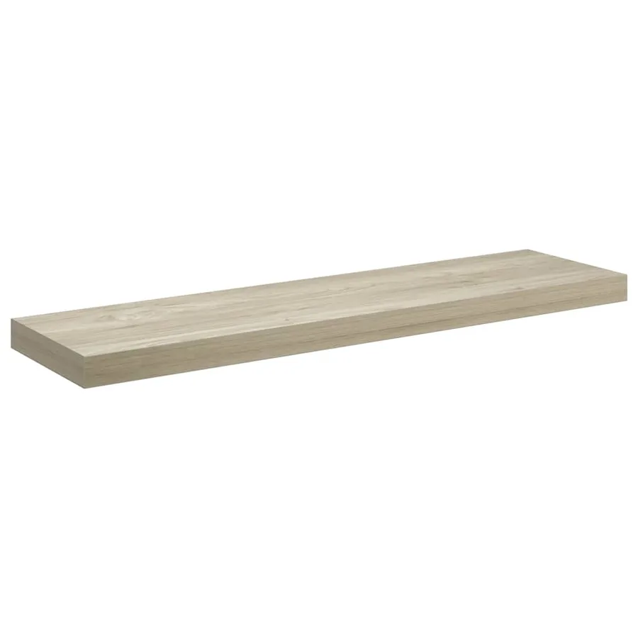 Étagère murale flottante chêne 90x23,5x3,8 cm MDF - 2