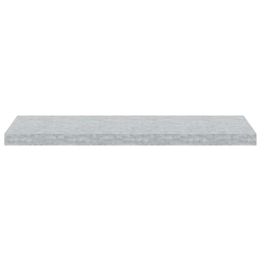 Étagères murales flottantes 4 pcs gris béton 80x23,5x3,8 cm MDF - 7