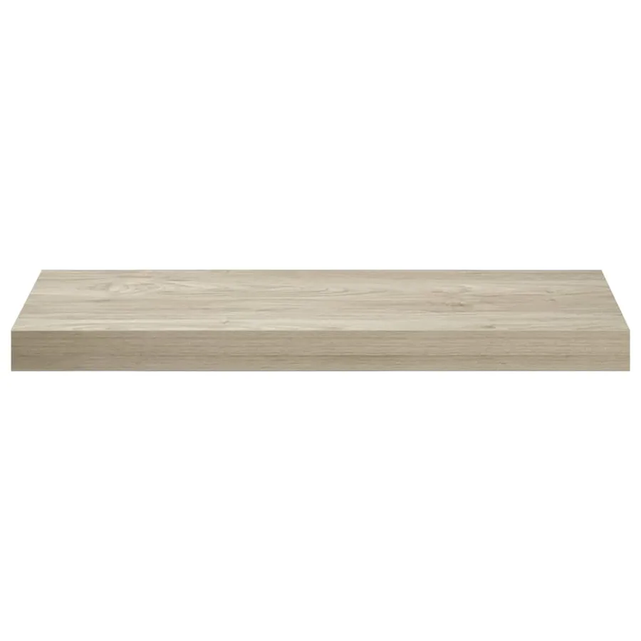 Étagères murales flottantes 2 pcs chêne 60x23,5x3,8 cm MDF - 7