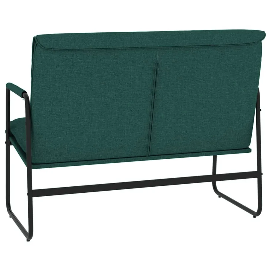 Banc Vert foncé 100x64x80 cm Tissu - 5