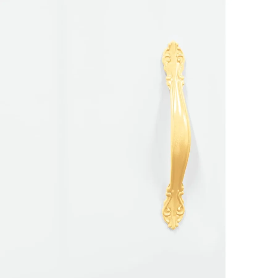 Buffet haut Blanc brillant 69,5x34x180 cm Bois d'ingénierie - 8