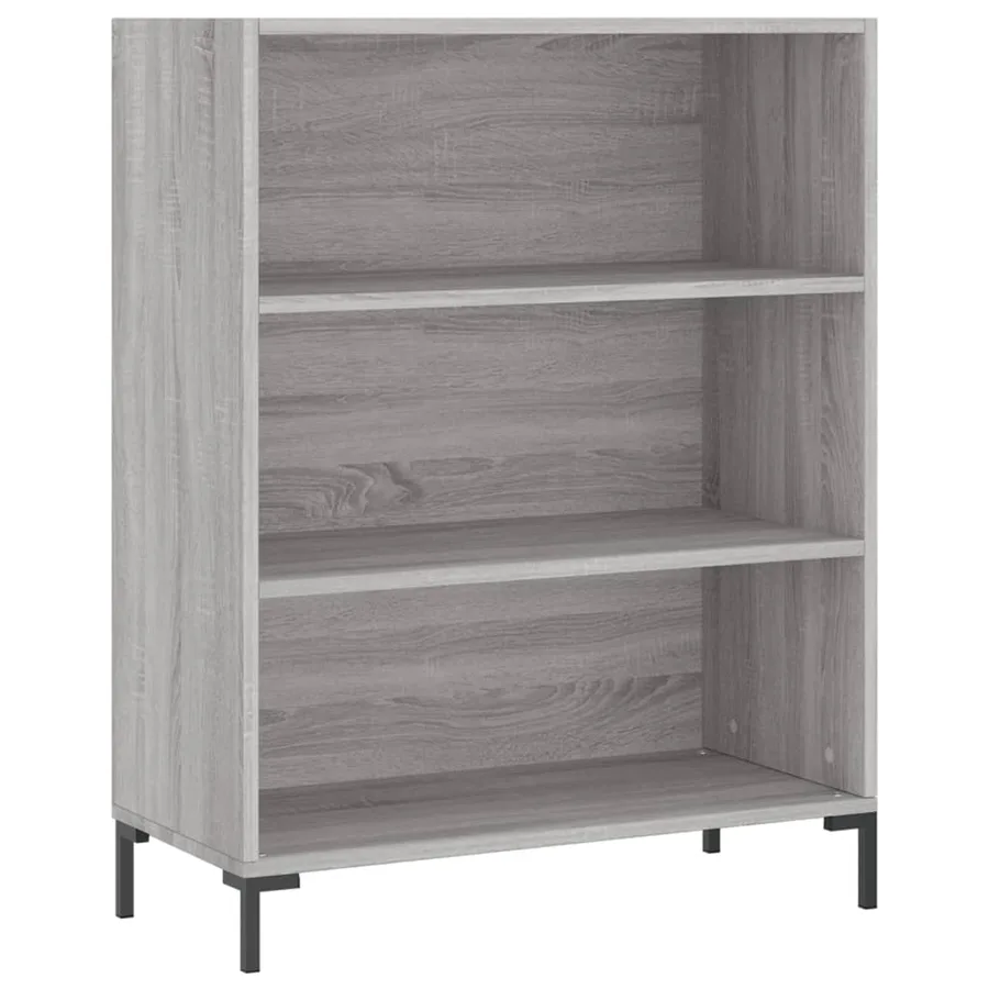 Buffet haut Sonoma gris 69,5x34x180 cm Bois d'ingénierie - 7