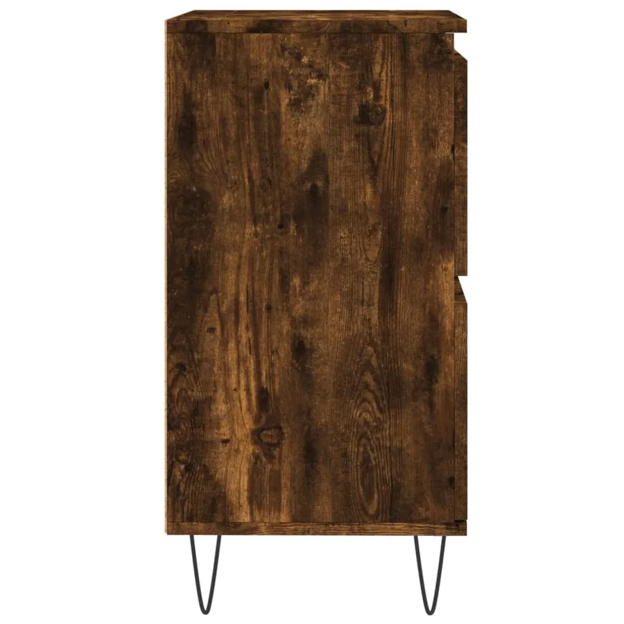 Buffets 3 pcs Chêne fumé Bois d'ingénierie - 7