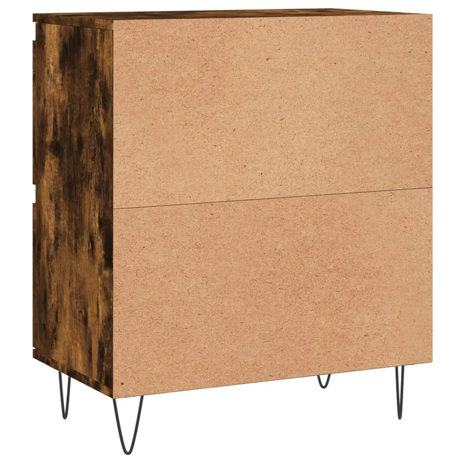 Buffets 3 pcs Chêne fumé Bois d'ingénierie - 8