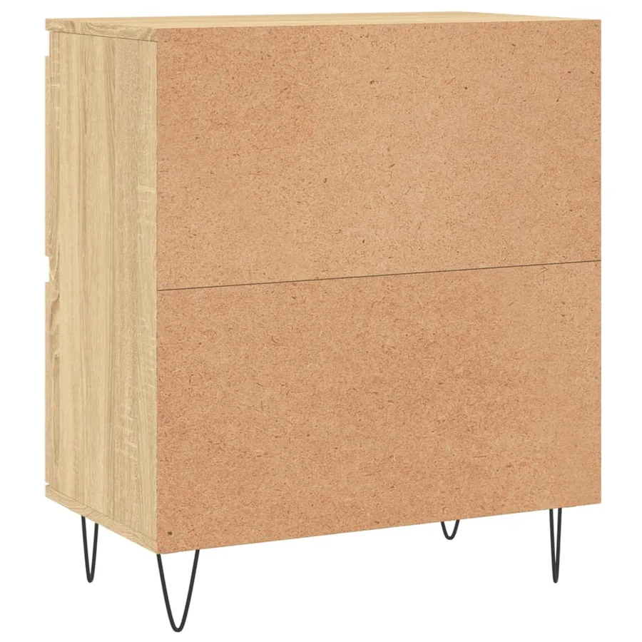 Buffets 3 pcs Chêne sonoma Bois d'ingénierie - 8