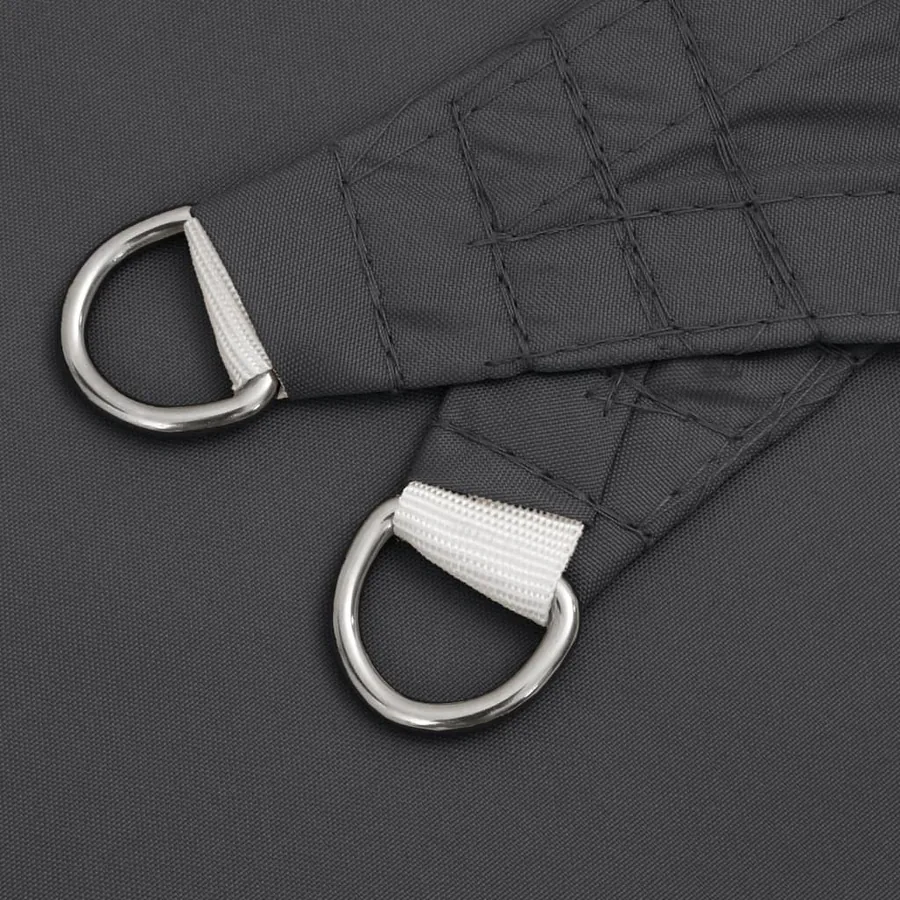 Voile de parasol tissu oxford rectangulaire 3,5x5 m anthracite - 6