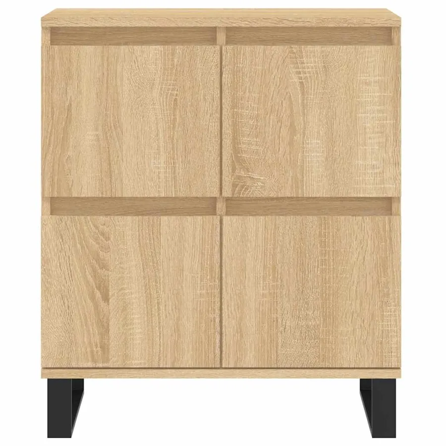 Buffets 2 pcs chêne sonoma bois d'ingénierie - 6