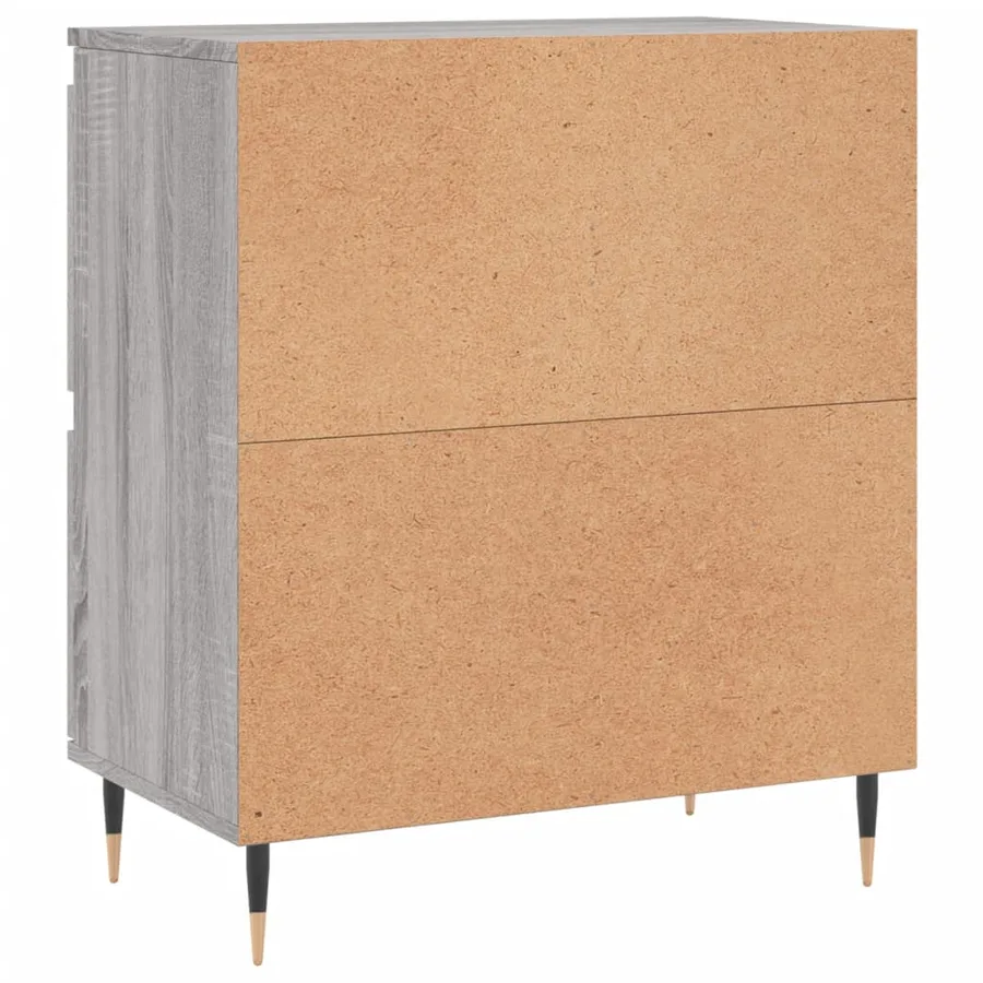 Buffets 2 pcs sonoma gris bois d'ingénierie - 8