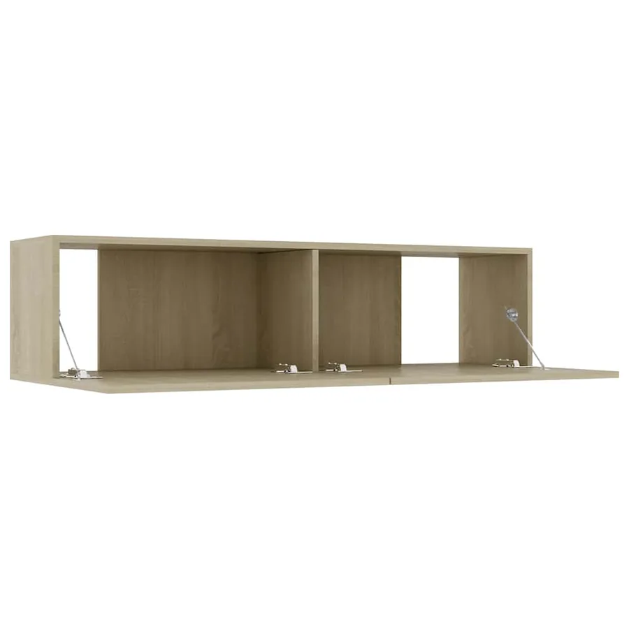 Meuble TV Chêne sonoma 120x30x30 cm Bois d’ingénierie - 5