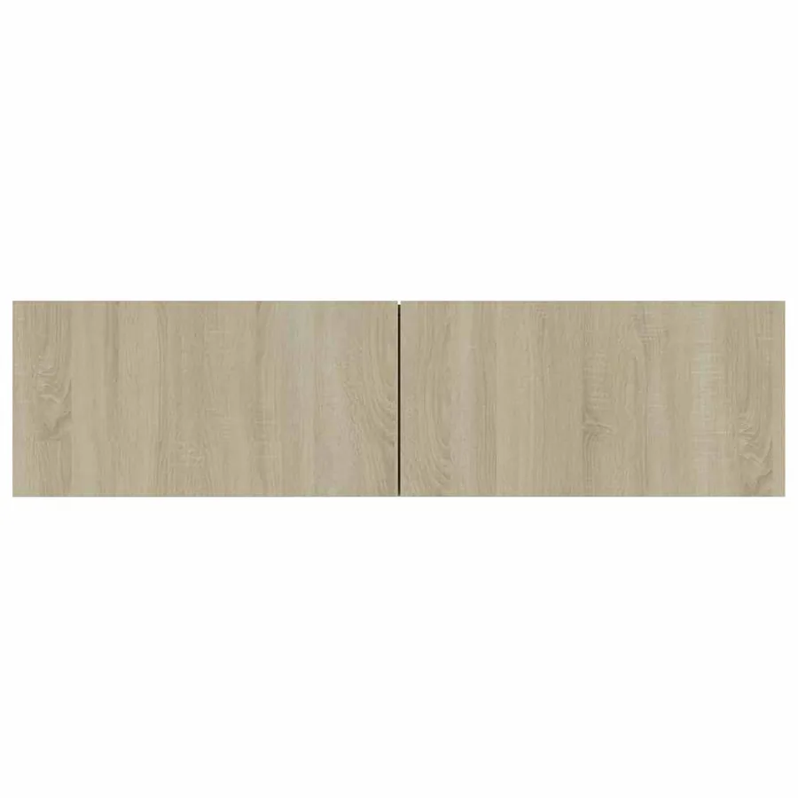 Meuble TV Chêne sonoma 120x30x30 cm Bois d’ingénierie - 6