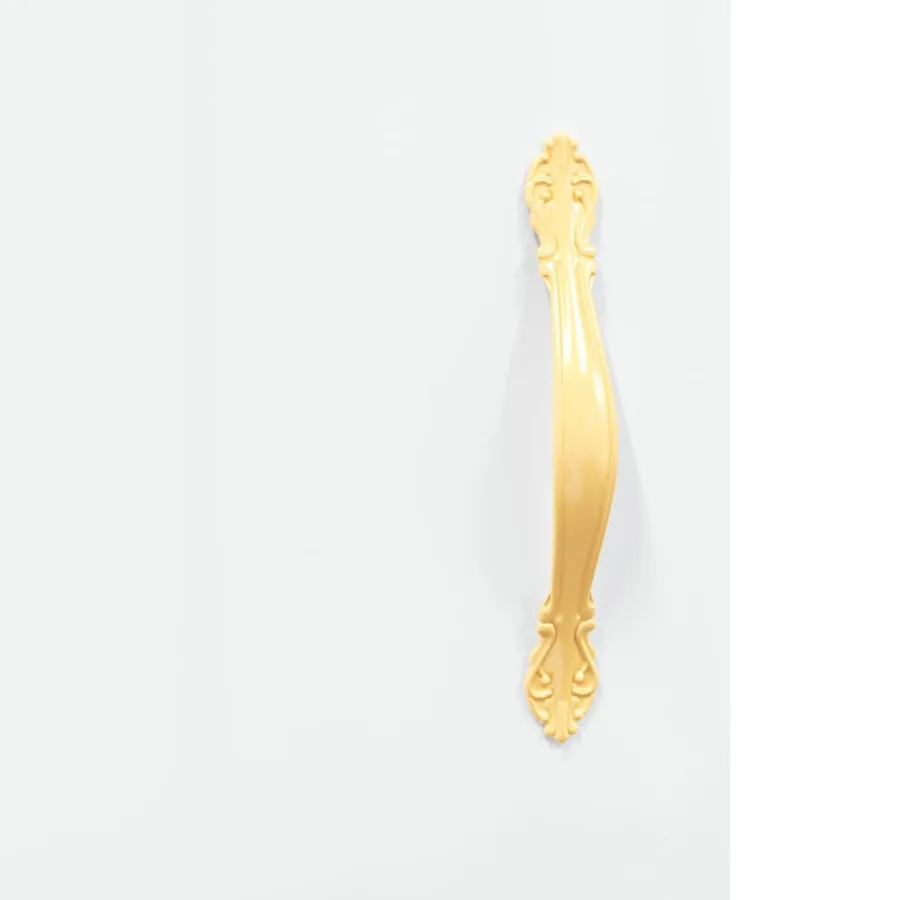 Buffet haut Blanc brillant 69,5x34x180 cm Bois d'ingénierie - 9