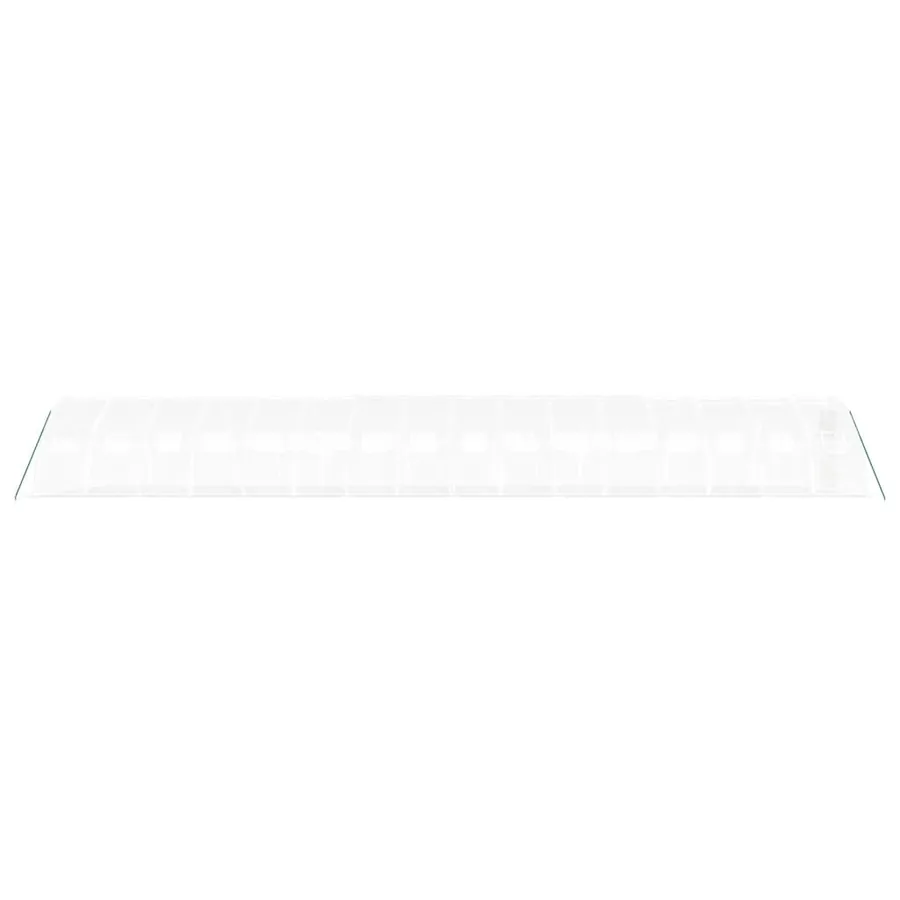 Serre avec cadre en acier blanc 64 m² 16x4x2 m - 5