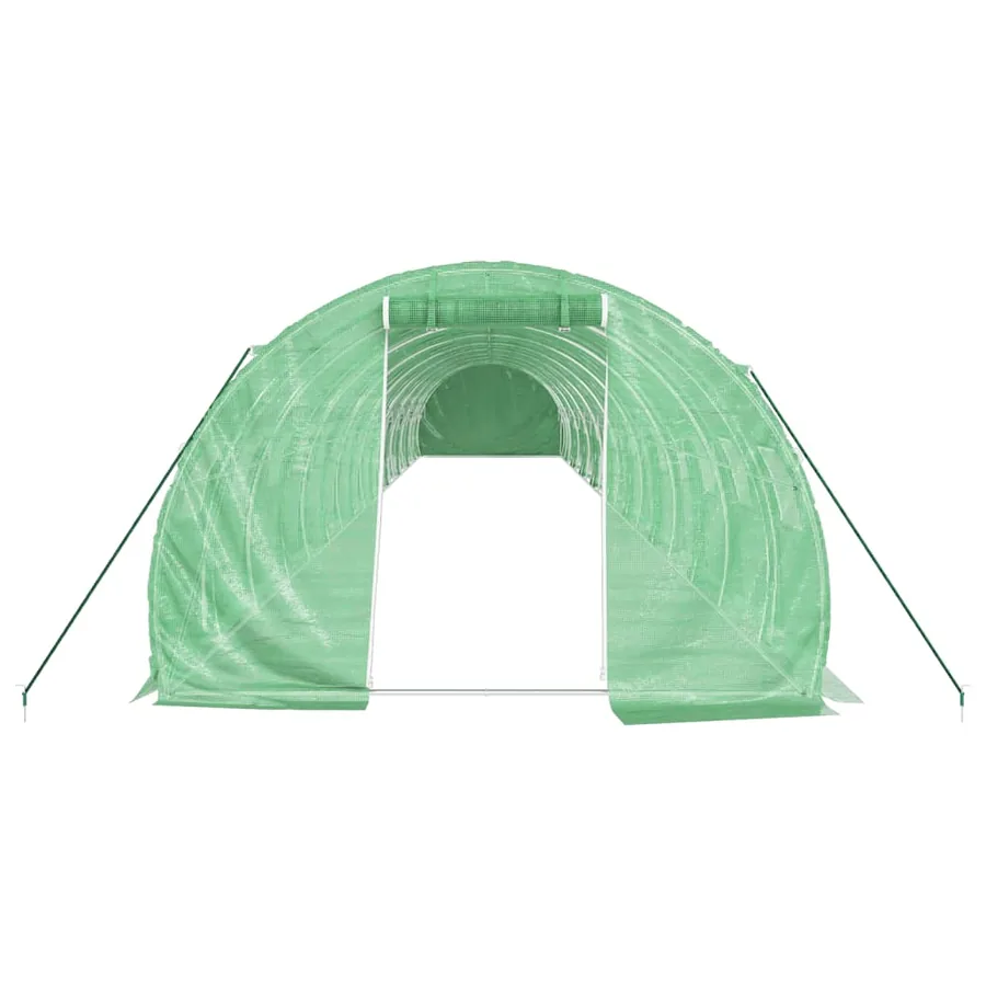 Serre avec cadre en acier vert 54 m² 18x3x2 m - 4