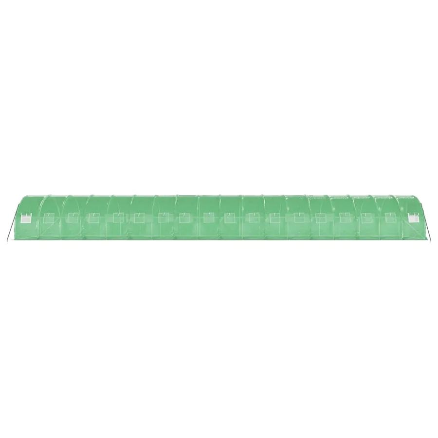 Serre avec cadre en acier vert 54 m² 18x3x2 m - 5
