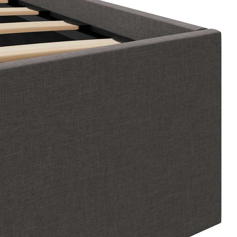 Cadre de lit à rangement hydraulique sans matelas 160x200 cm - 10