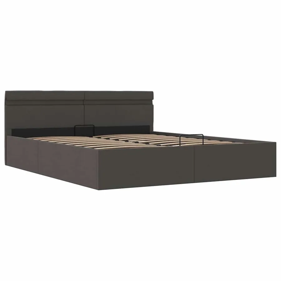 Cadre de lit à rangement hydraulique sans matelas 160x200 cm - 3