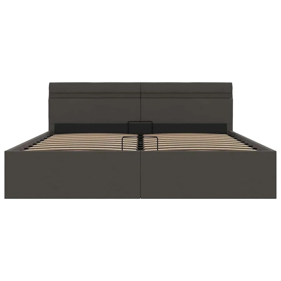 Cadre de lit à rangement hydraulique sans matelas 160x200 cm - 6