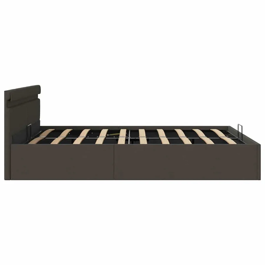 Cadre de lit à rangement hydraulique sans matelas 160x200 cm - 7