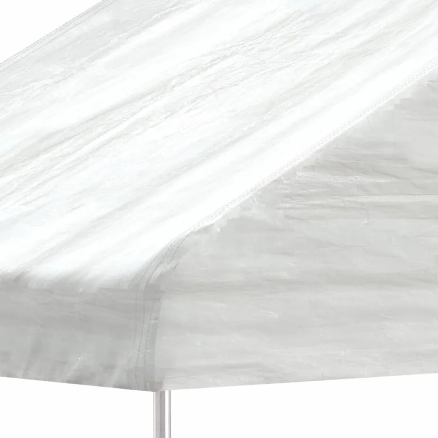 Belvédère avec toit blanc 6,69x2,28x2,69 m polyéthylène - 4