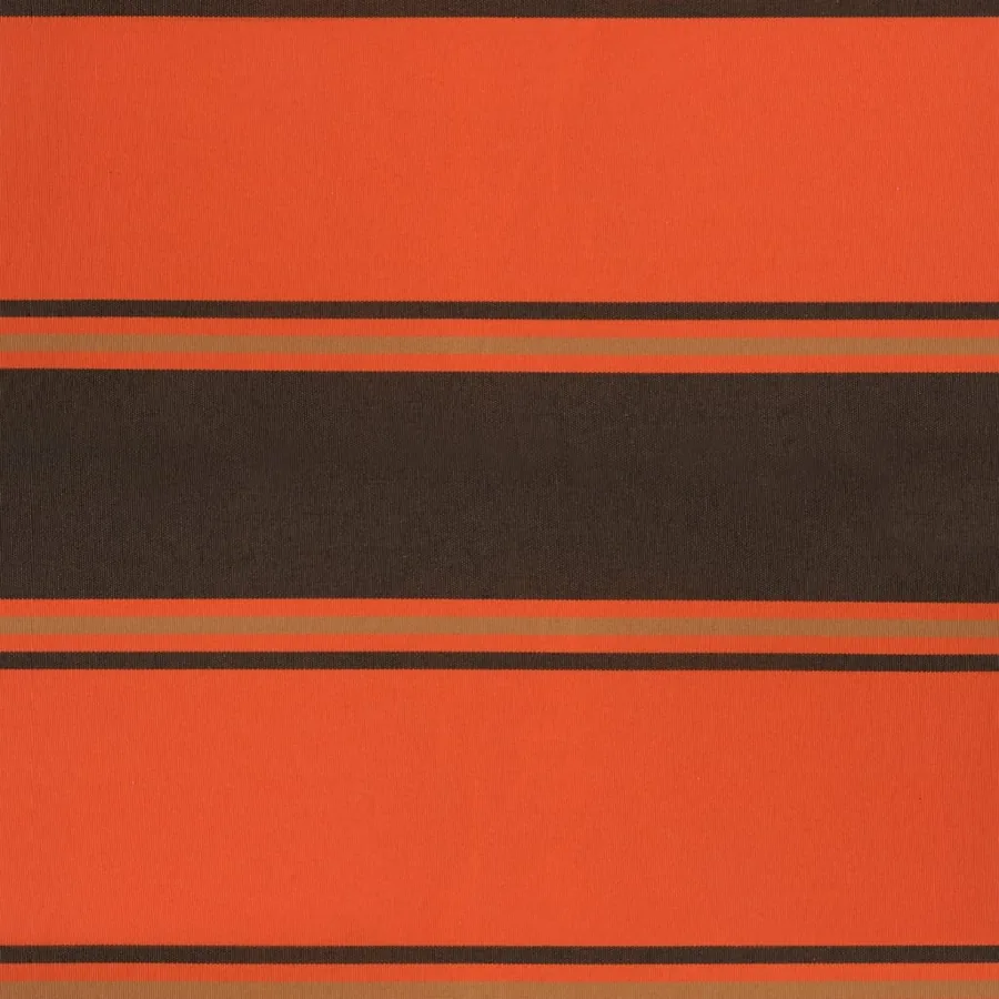 Auvent rétractable automatique orange et marron 4,5x3 m - 9